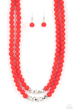 Load image into Gallery viewer, Summer Splash Red Necklace - Paparazzi Accessories