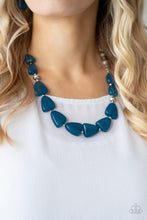 Load image into Gallery viewer, Tenaciously Tangy Blue Necklace - Paparazzi Accessories