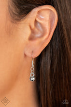 Load image into Gallery viewer, Tastefully Tasseled Silver Necklace - Paparazzi Accessories