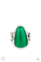 Load image into Gallery viewer, Newport Nouveau Green Ring - Paparazzi Accessories
