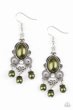 Load image into Gallery viewer, I Better Get GLOWING Green Earrings - Paparazzi Accessories