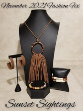Load image into Gallery viewer, November 2021 Sunset Sightings Fashion Fix Set - Paparazzi Accessories