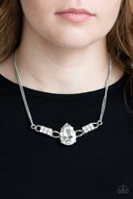 Load image into Gallery viewer, Way To Make An Entrance White Necklace - Paparazzi Accessories