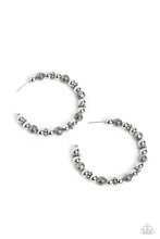 Load image into Gallery viewer, Rebuilt Ruins Silver Earrings - Paparazzi Accessories