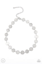 Load image into Gallery viewer, Reflection Detection Silver Choker Necklace - Paparazzi Accessories