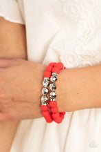 Load image into Gallery viewer, Dip and Dive Red Bracelet - Paparazzi Accessories