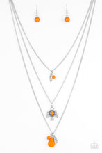 Load image into Gallery viewer, Soar With The Eagles Orange Necklace - Paparazzi Accessories