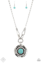 Load image into Gallery viewer, Badlands Treasure Hunt Blue Necklace - Paparazzi Accessories