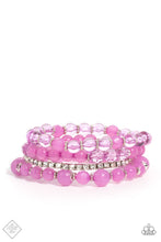 Load image into Gallery viewer, GARDEN the Interruption Purple Bracelet - Paparazzi Accessories
