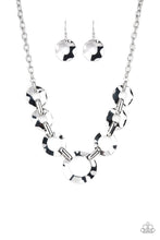 Load image into Gallery viewer, Mechanical Masterpiece Silver Necklace - Paparazzi Accessories