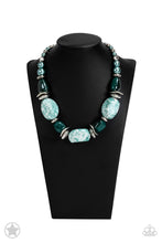 Load image into Gallery viewer, In Good Glazes Blue Necklace - Paparazzi Accessories