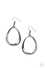 Load image into Gallery viewer, Fiercely Flauntable Black Earrings - Paparazzi Accessories