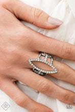 Load image into Gallery viewer, Icy Intuition White Ring - Paparazzi Accessories