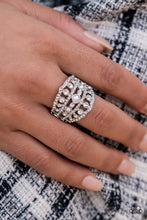 Load image into Gallery viewer, Sailboat Bling White Ring - Paparazzi Accessories