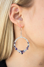 Load image into Gallery viewer, Revolutionary Refinement Purple Earrings - Paparazzi Accessories