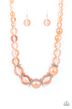 Load image into Gallery viewer, Marina Mirage Orange Necklace - Paparazzi Accessories