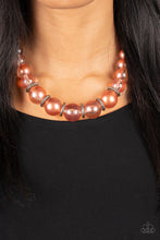 Load image into Gallery viewer, Marina Mirage Orange Necklace - Paparazzi Accessories