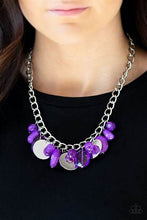 Load image into Gallery viewer, Treasure Shore Purple Necklace - Paparazzi Accessories