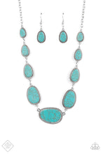 Load image into Gallery viewer, Elemental Eden Blue Necklace - Paparazzi Accessories