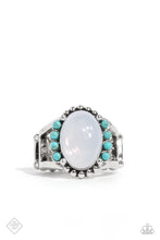 Load image into Gallery viewer, Captivating Cowboy Blue Ring - Paparazzi Accessories
