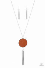 Load image into Gallery viewer, Wondrously Woven Brown Necklace - Paparazzi Accessories