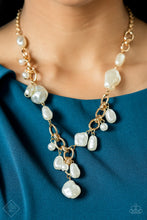 Load image into Gallery viewer, Nautical Nouveau Gold Necklace - Paparazzi Accessories