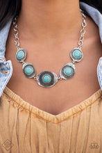 Load image into Gallery viewer, Homestead Harmony Blue Necklace - Paparazzi Accessories