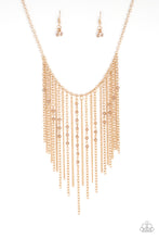 Load image into Gallery viewer, First Class Fringe Gold Necklace - Paparazzi Accessories