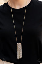 Load image into Gallery viewer, Stellar Crescendo Gold Necklace - Paparazzi Accessories