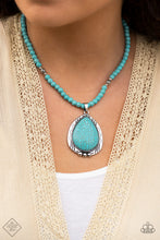 Load image into Gallery viewer, Evolution Blue Necklace - Paparazzi Accessories