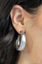 Load image into Gallery viewer, Dune Dynasty Silver Earrings - Paparazzi Accessories