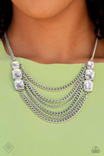 Load image into Gallery viewer, Come CHAIN or Shine White Necklace - Paparazzi Accessories