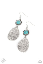 Load image into Gallery viewer, HOMESTEAD On The Range Blue Earrings - Paparazzi Accessories