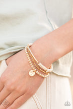 Load image into Gallery viewer, Terraform Trendsetter Gold Bracelet - Paparazzi Accessories