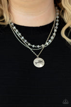 Load image into Gallery viewer, Promoted To Grandma White Necklace - Paparazzi Accessories