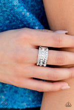Load image into Gallery viewer, Privileged Poise White Ring - Paparazzi Accessories