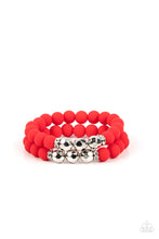 Load image into Gallery viewer, Dip and Dive Red Bracelet - Paparazzi Accessories