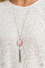 Load image into Gallery viewer, Tasseled Tranquility Pink Necklace - Paparazzi Accessories