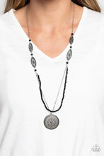 Load image into Gallery viewer, Garden of Grace Black Necklace - Paparazzi Accessories