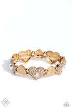 Load image into Gallery viewer, Heartfelt Heirloom Gold Bracelet - Paparazzi Accessories
