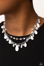 Load image into Gallery viewer, Flirty Flood White Necklace - Paparazzi Accessories
