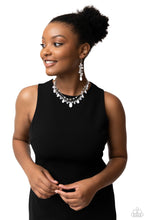 Load image into Gallery viewer, Flirty Flood White Necklace - Paparazzi Accessories

