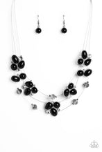 Load image into Gallery viewer, Snow Angels Black Necklace - Paparazzi Accessories
