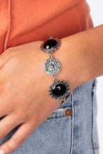 Load image into Gallery viewer, Positively Poppy Black Bracelet - Paparazzi Accessories
