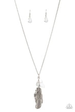 Load image into Gallery viewer, Off the FLOCK White Necklace - Paparazzi Accessories
