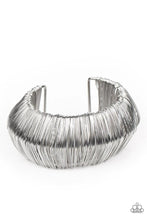 Load image into Gallery viewer, Wild About Wire Silver Bracelet - Paparazzi Accessories
