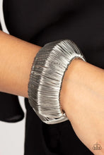 Load image into Gallery viewer, Wild About Wire Silver Bracelet - Paparazzi Accessories
