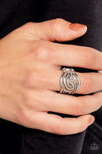 Load image into Gallery viewer, Interlocked Insignia Silver Ring - Paparazzi Accessories
