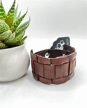 Load image into Gallery viewer, Plainly Plaited Brown Urban Bracelet - Paparazzi Accessories
