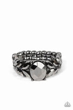 Load image into Gallery viewer, Smooth Smolder Black Ring - Paparazzi Accessories
